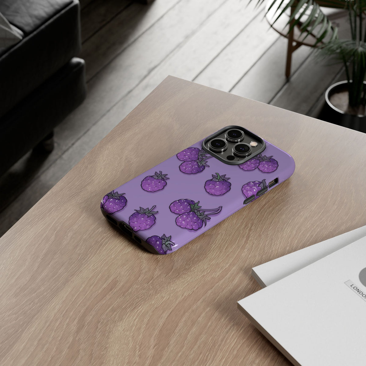 Lavender Blackberry Phone Case