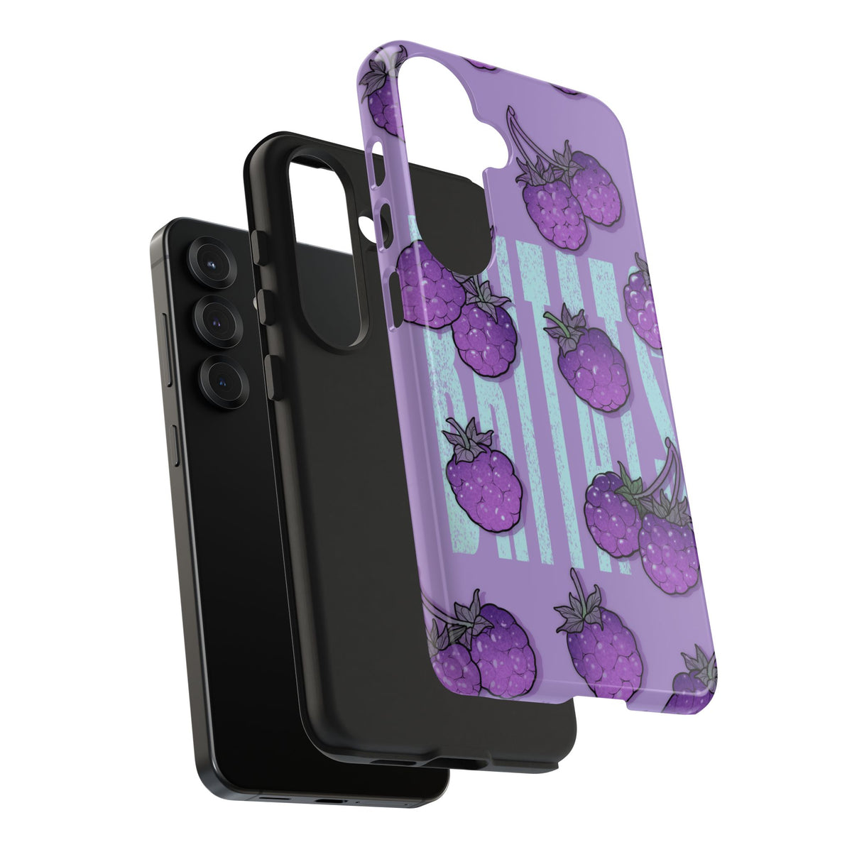 Britats lavender blackberry Phone Case