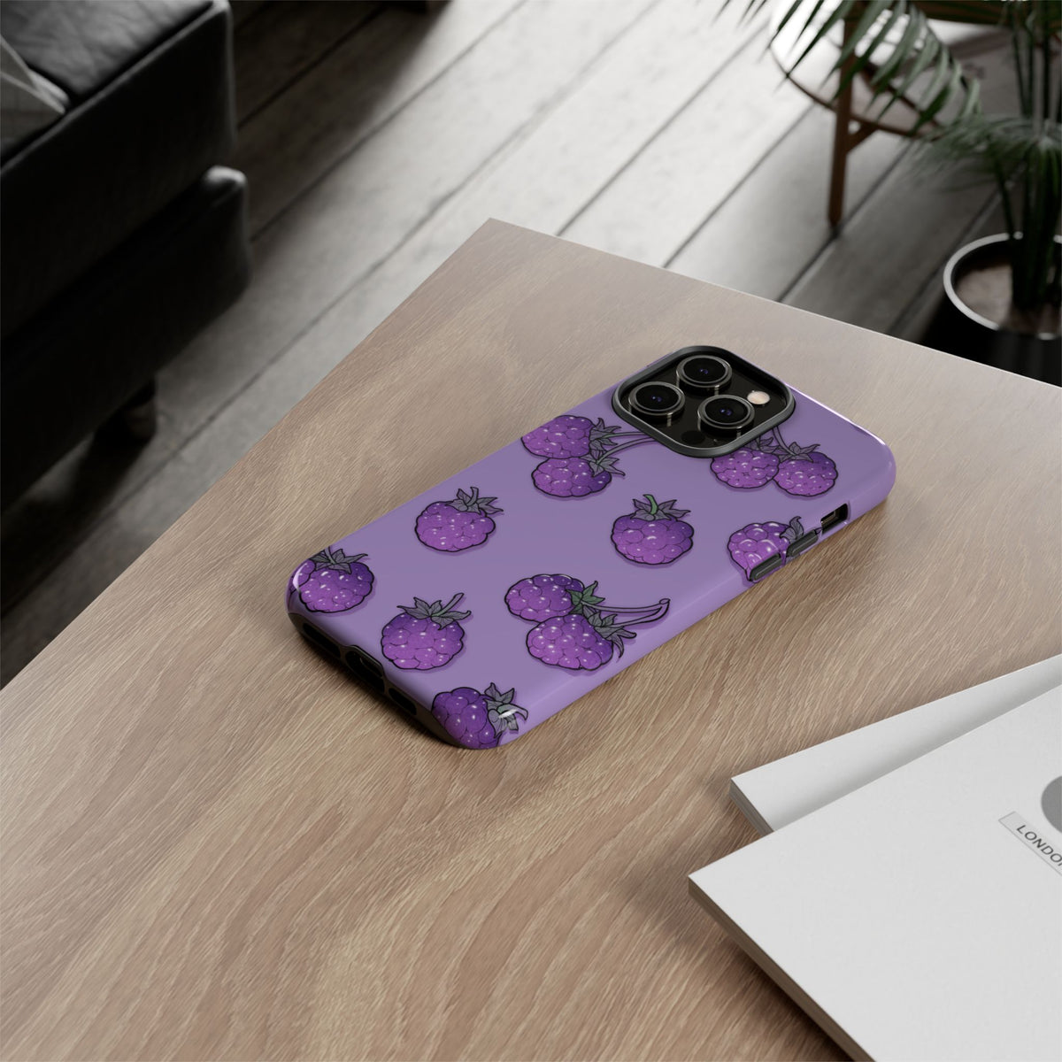 Lavender Blackberry Phone Case