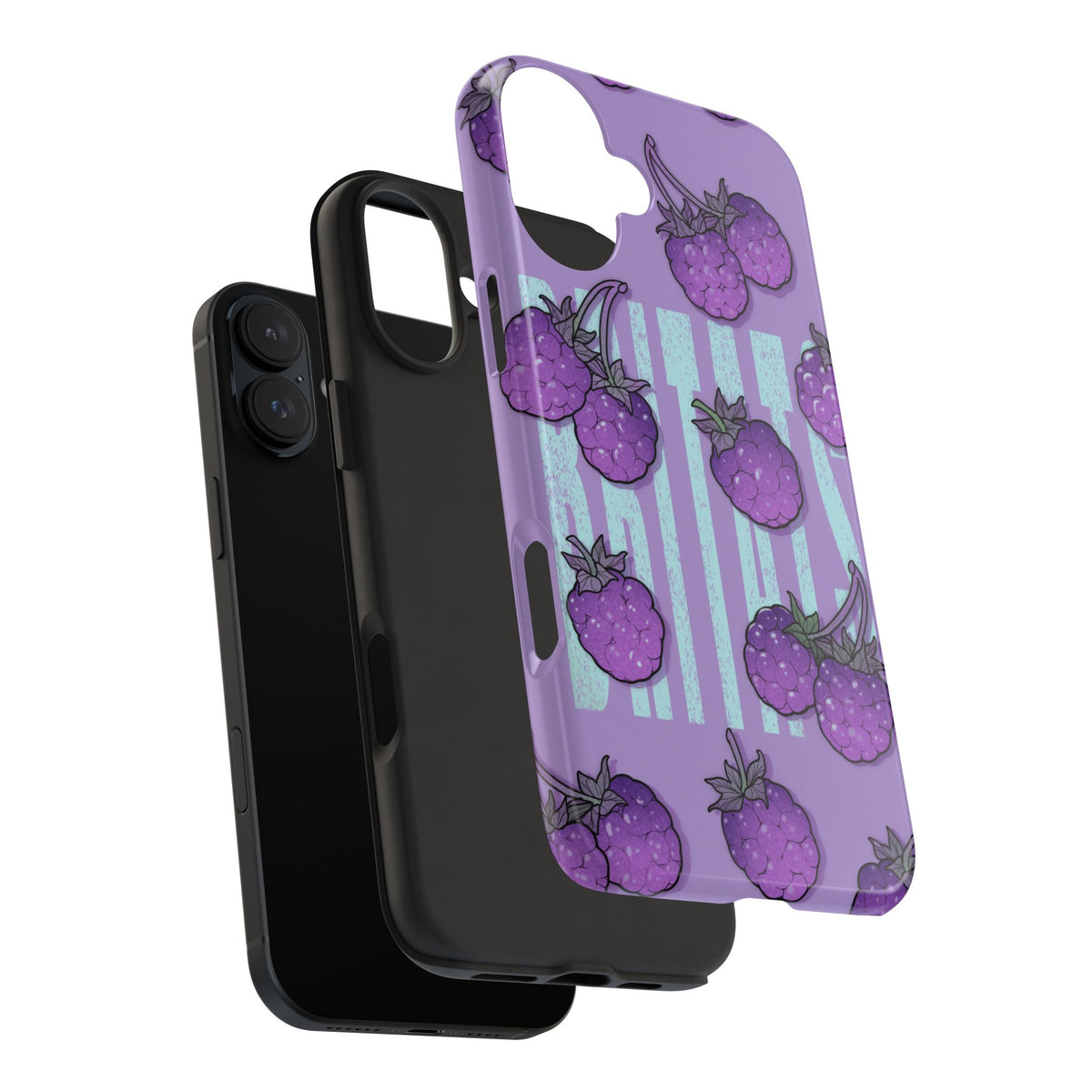 Britats lavender blackberry Phone Case
