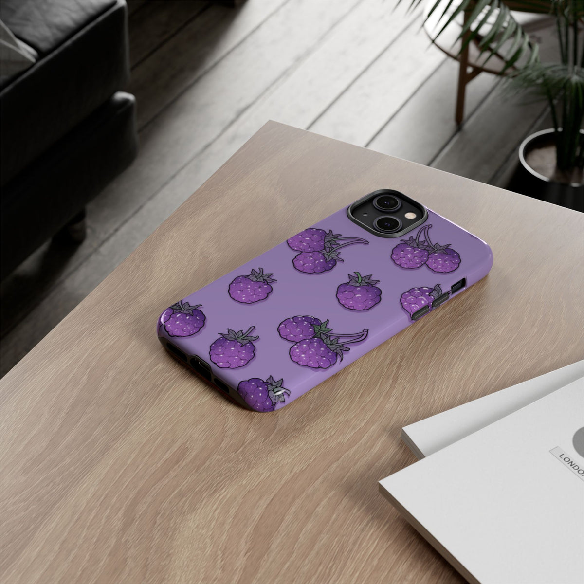 Lavender Blackberry Phone Case