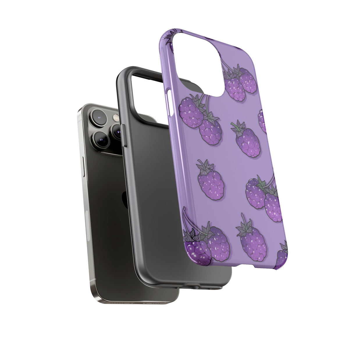 Lavender Blackberry Phone Case