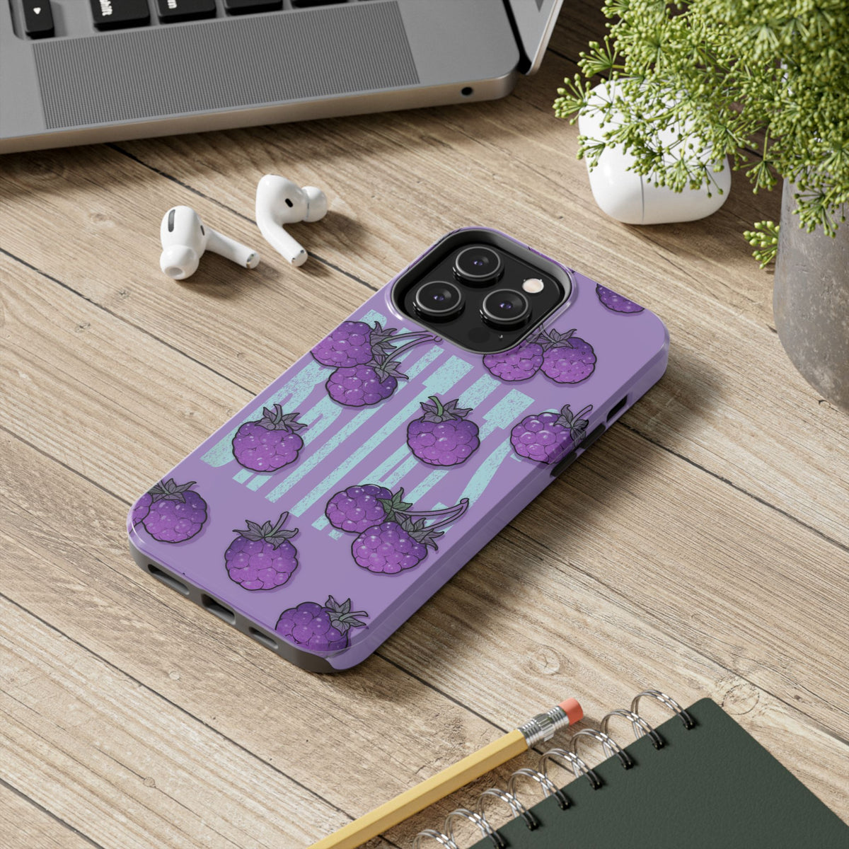 Britats lavender blackberry Phone Case