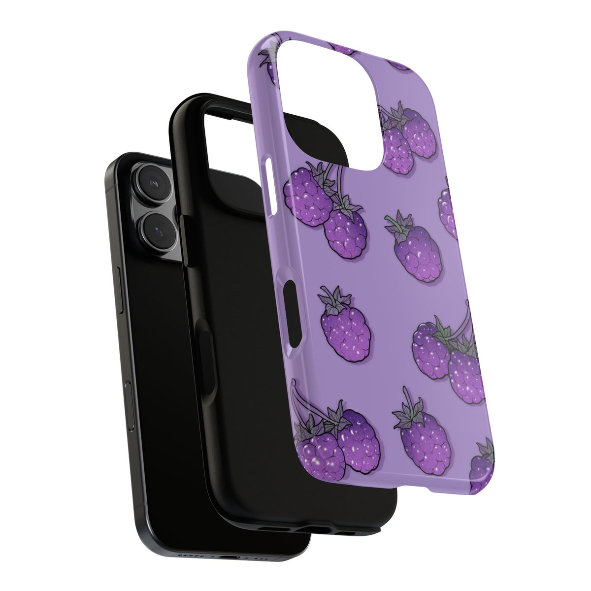 Lavender Blackberry Phone Case