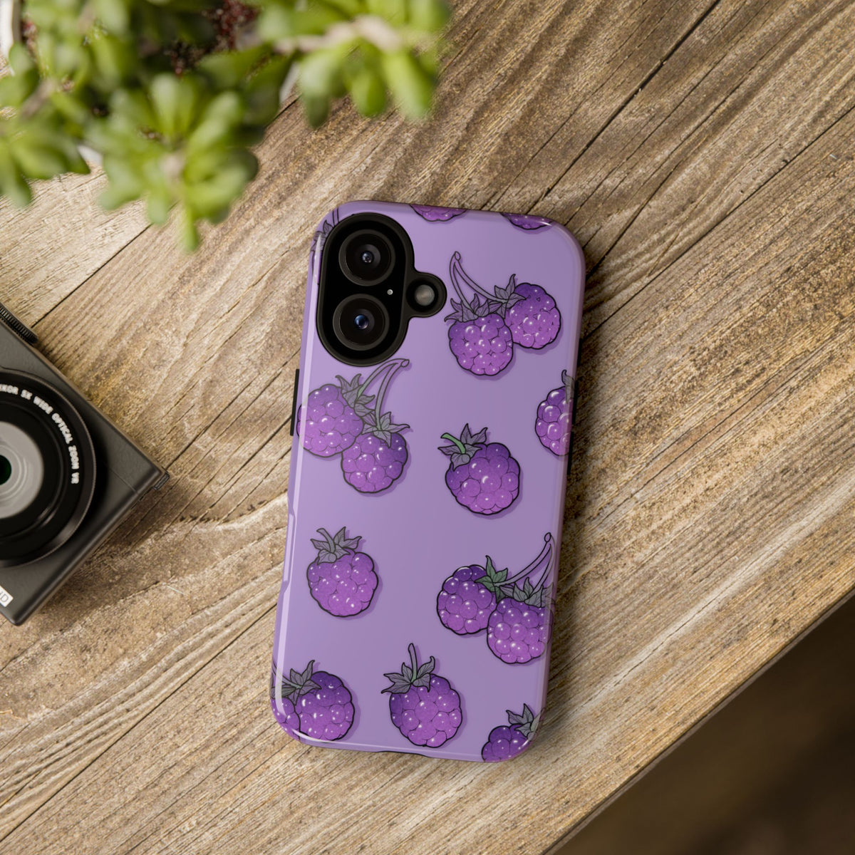 Lavender Blackberry Phone Case