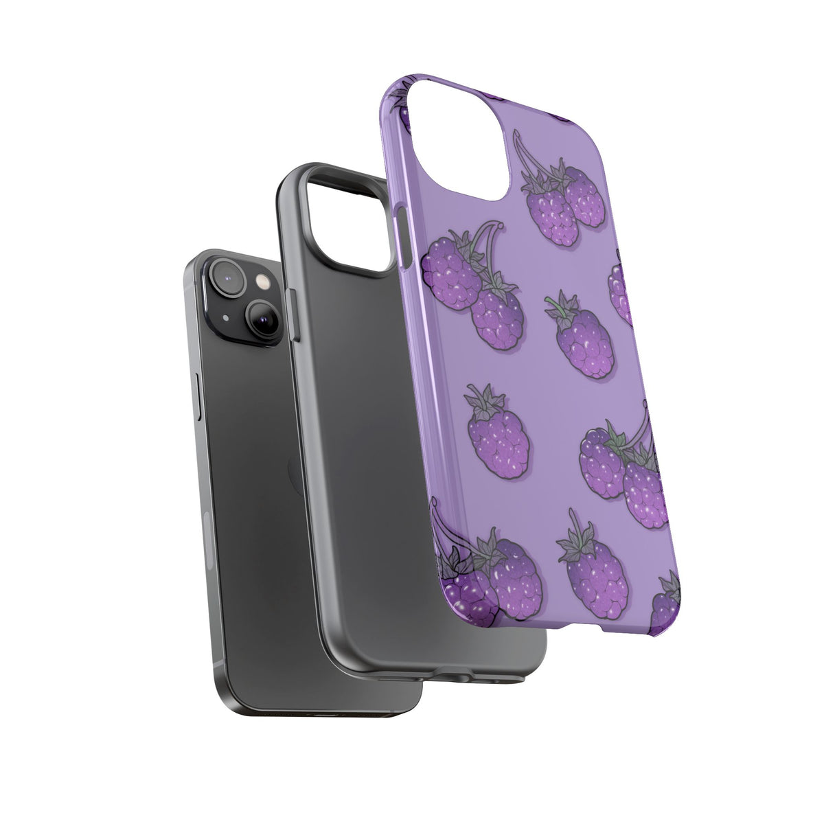Lavender Blackberry Phone Case
