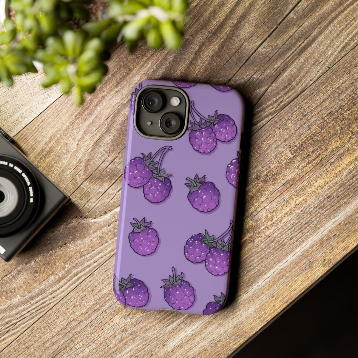 Lavender Blackberry Phone Case