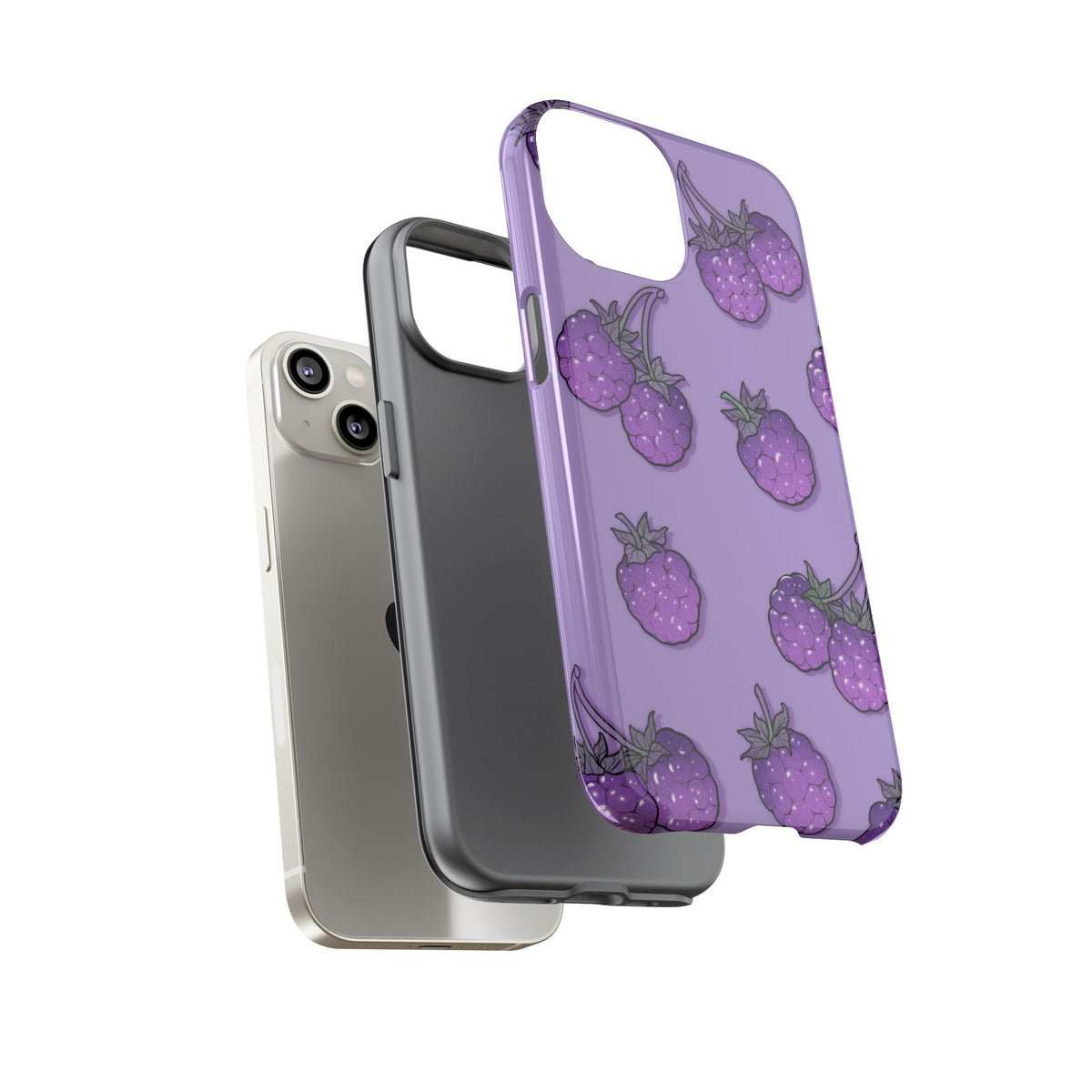 Lavender Blackberry Phone Case