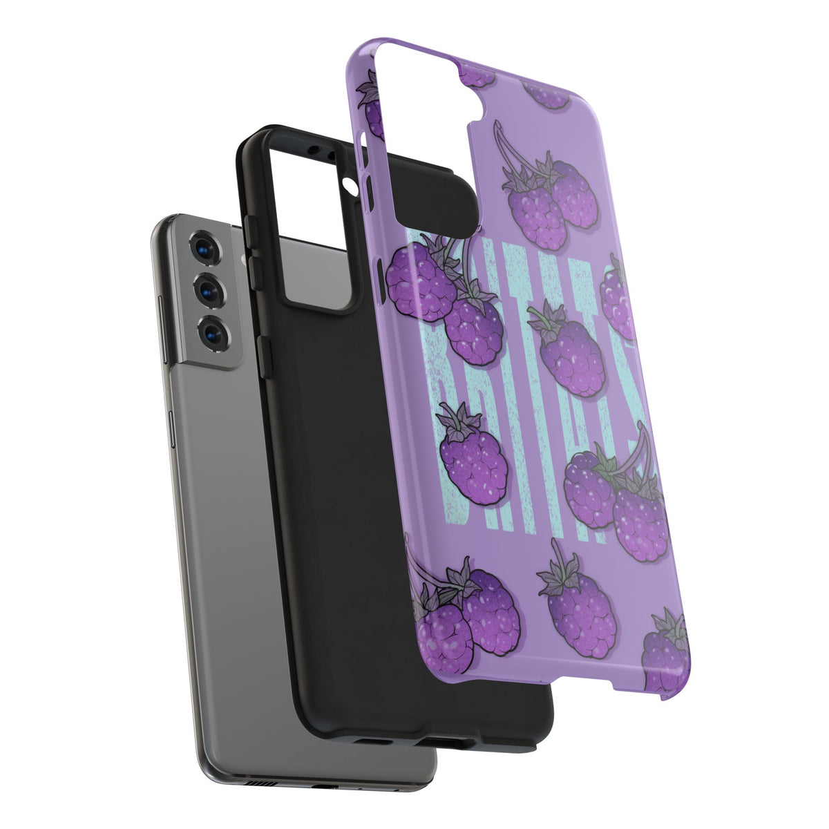 Britats lavender blackberry Phone Case