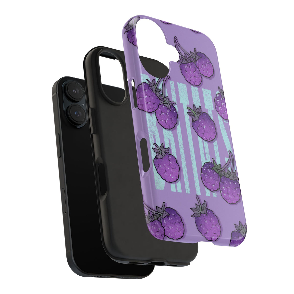 Britats lavender blackberry Phone Case