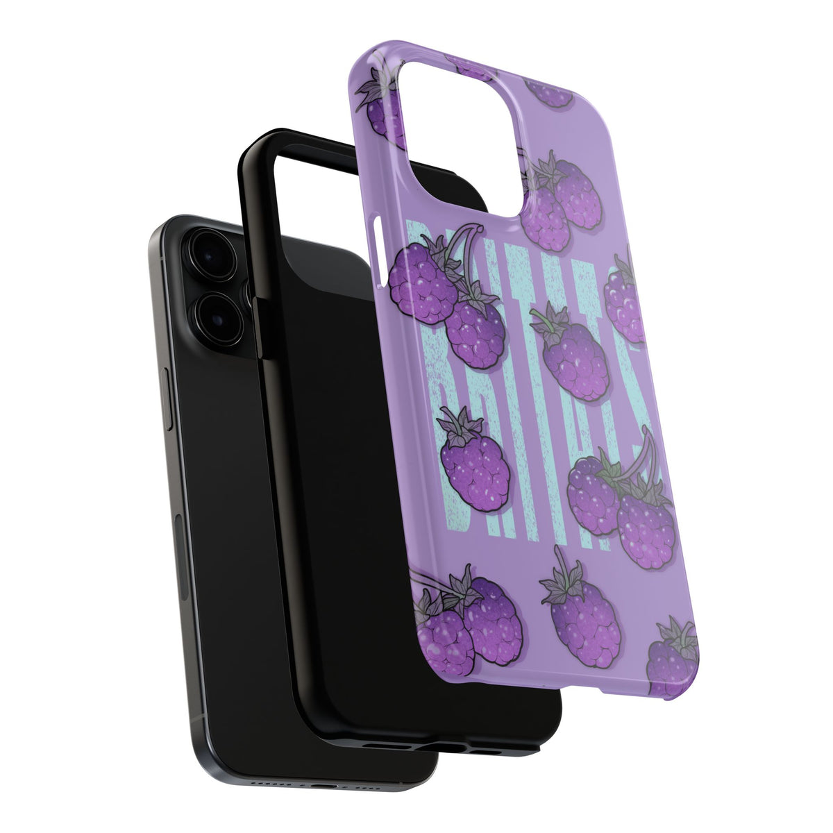 Britats lavender blackberry Phone Case