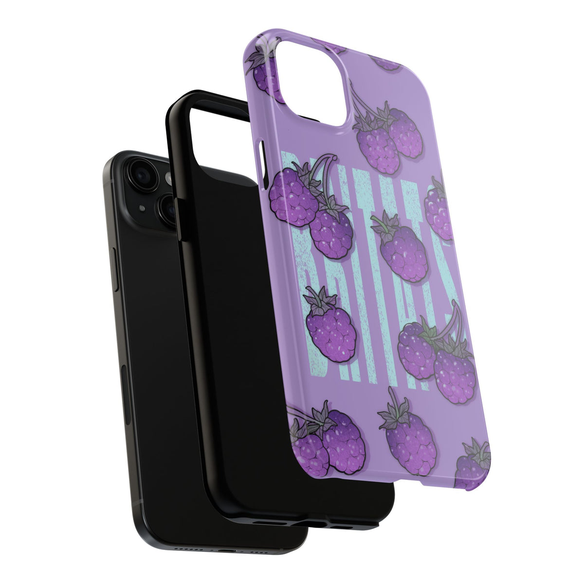 Britats lavender blackberry Phone Case