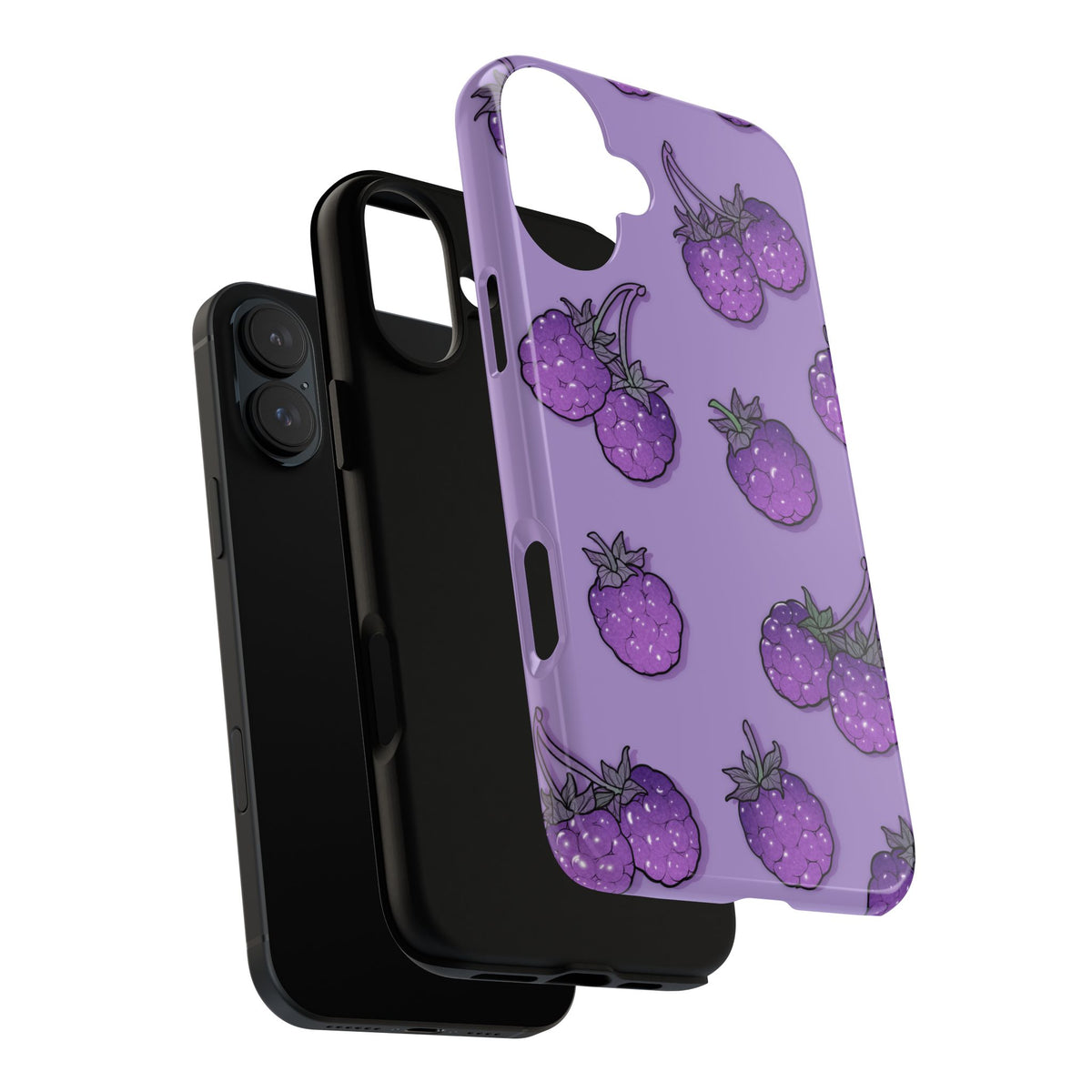 Lavender Blackberry Phone Case